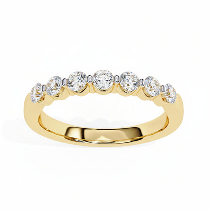 Churumbela De Siete Piedras Con Engaste Compartido