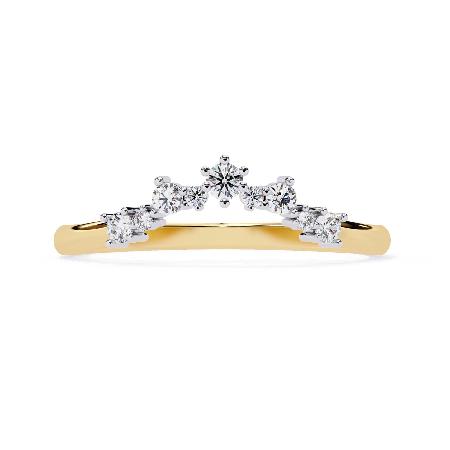 Churumbela Eternity con Incrustaciones Brillantes en Forma de Corona