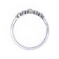 Churumbela Eternity Band Ring de Oro en Forma de Corona con Incrustaciones