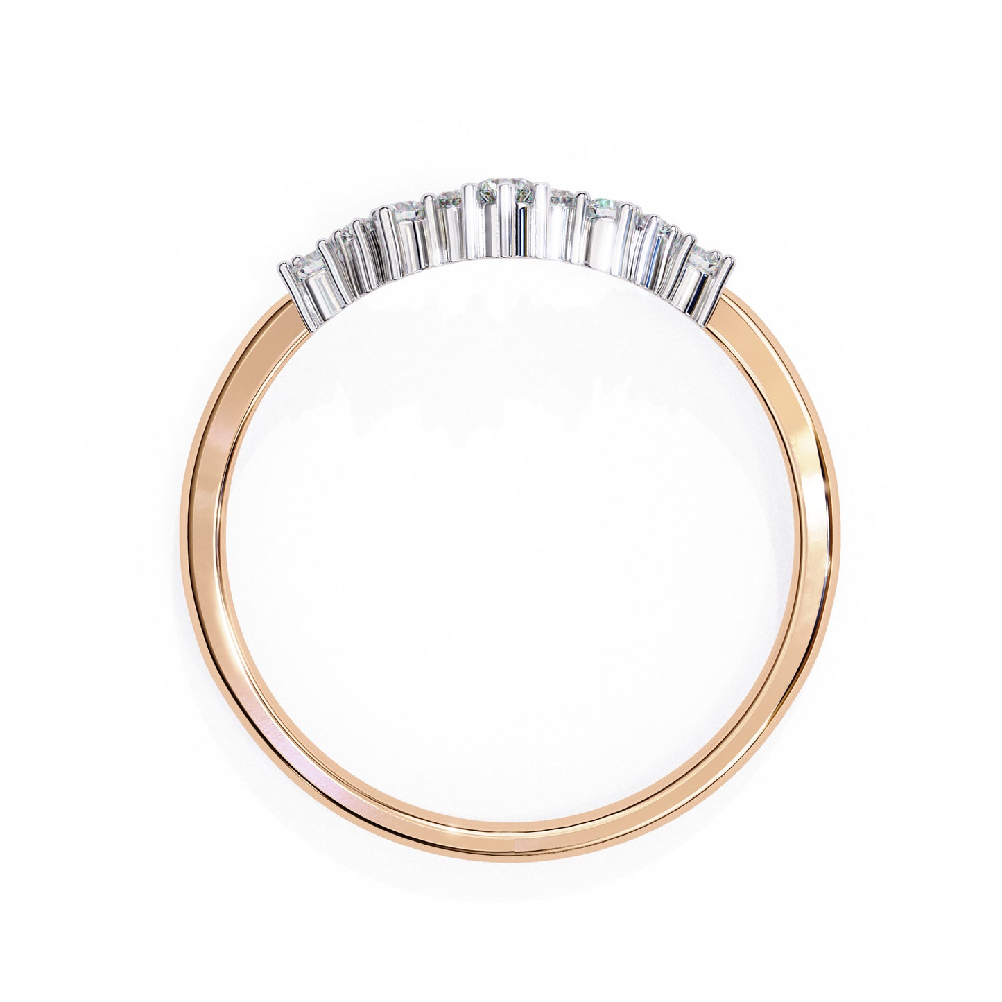 Churumbela Eternity con Incrustaciones Brillantes en Forma de Corona