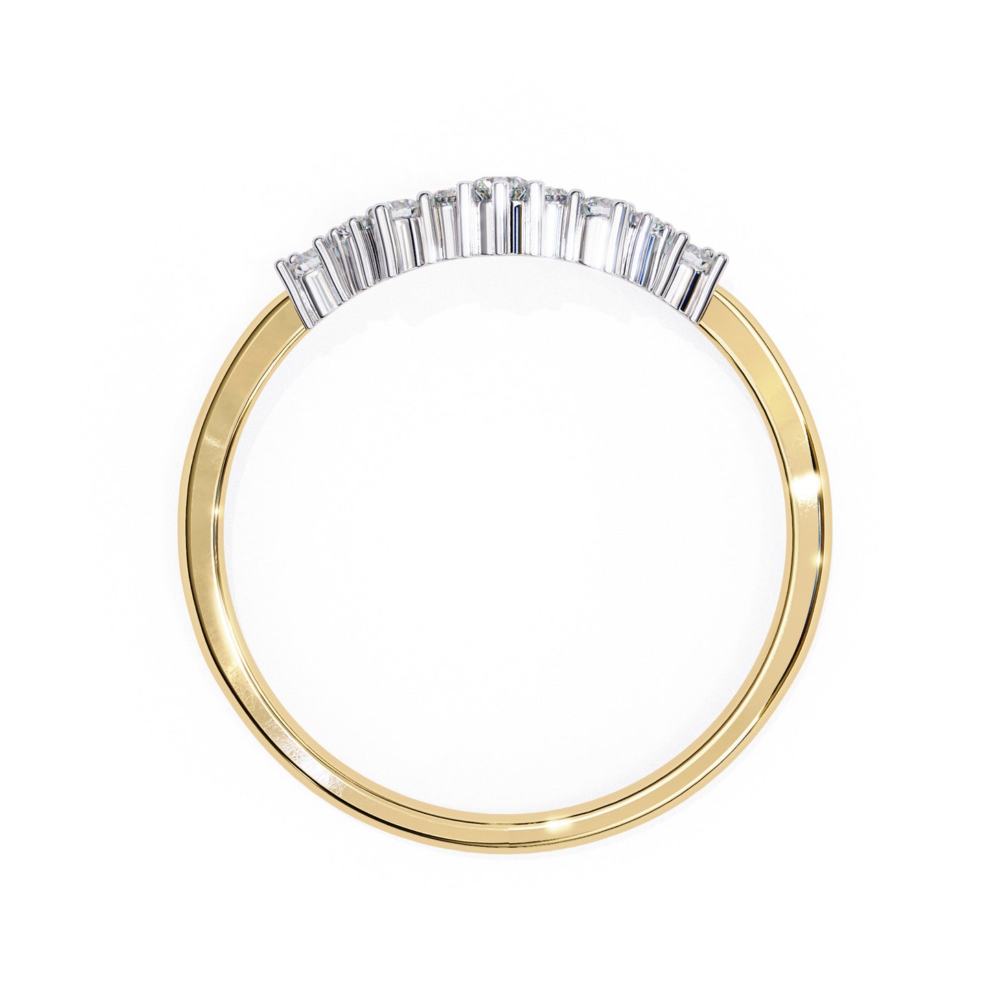 Churumbela Eternity con Incrustaciones Brillantes en Forma de Corona