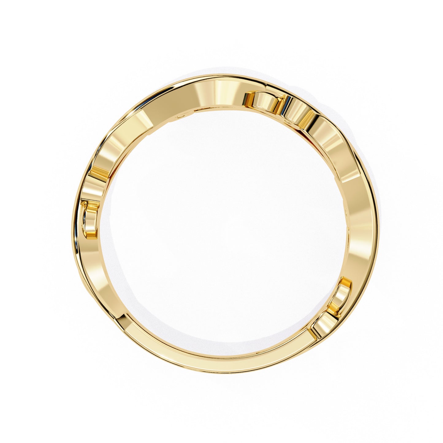 Churumbela Eternity Diamond en Forma de Petalos con Incrustaciones Deslumbrantes