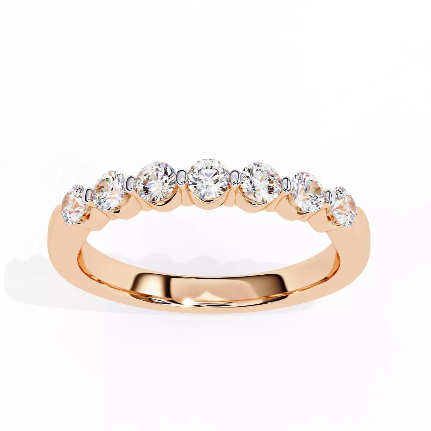 Churumbela De Siete Piedras Con Engaste Compartido