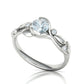 Anillo Compromiso Floral Diseño Hojas Oro Diamantes 0.88CT