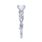 Anillo de Compromiso Gold Leaf 14K con Diamante 1Ct Redondo