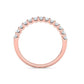 Churumbela Eternity Ring con Arco de 13 Incrustaciones Deslumbrantes
