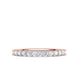 Churumbela Eternity Ring con Arco de 13 Incrustaciones Deslumbrantes