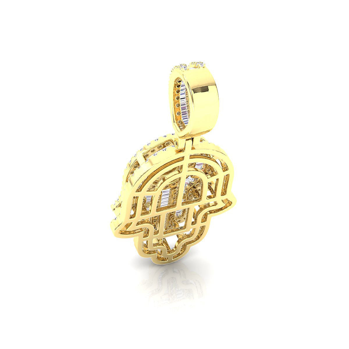 Dije Hamsa con Incrustaciones Deslumbrantes