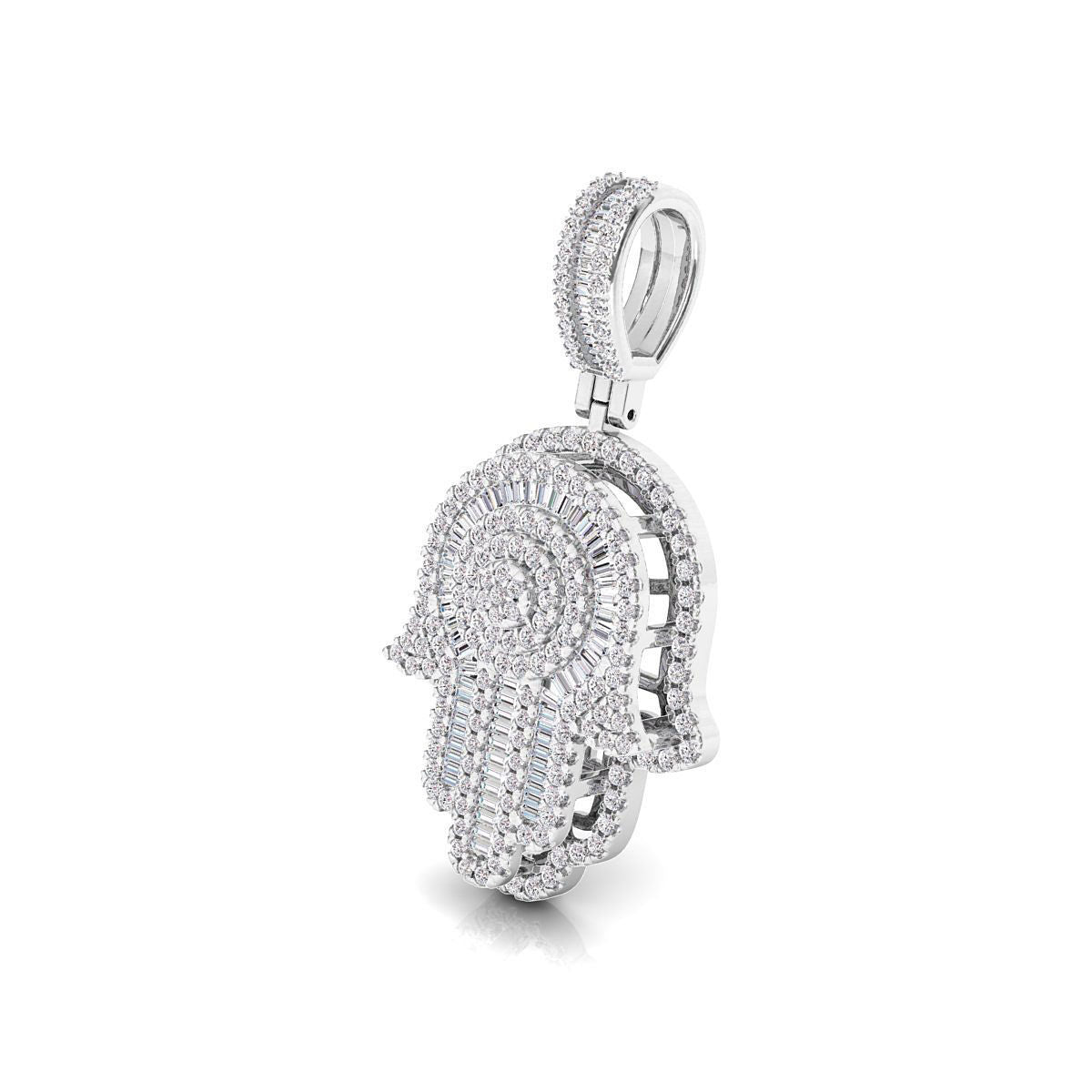 Dije Hamsa con Incrustaciones Deslumbrantes