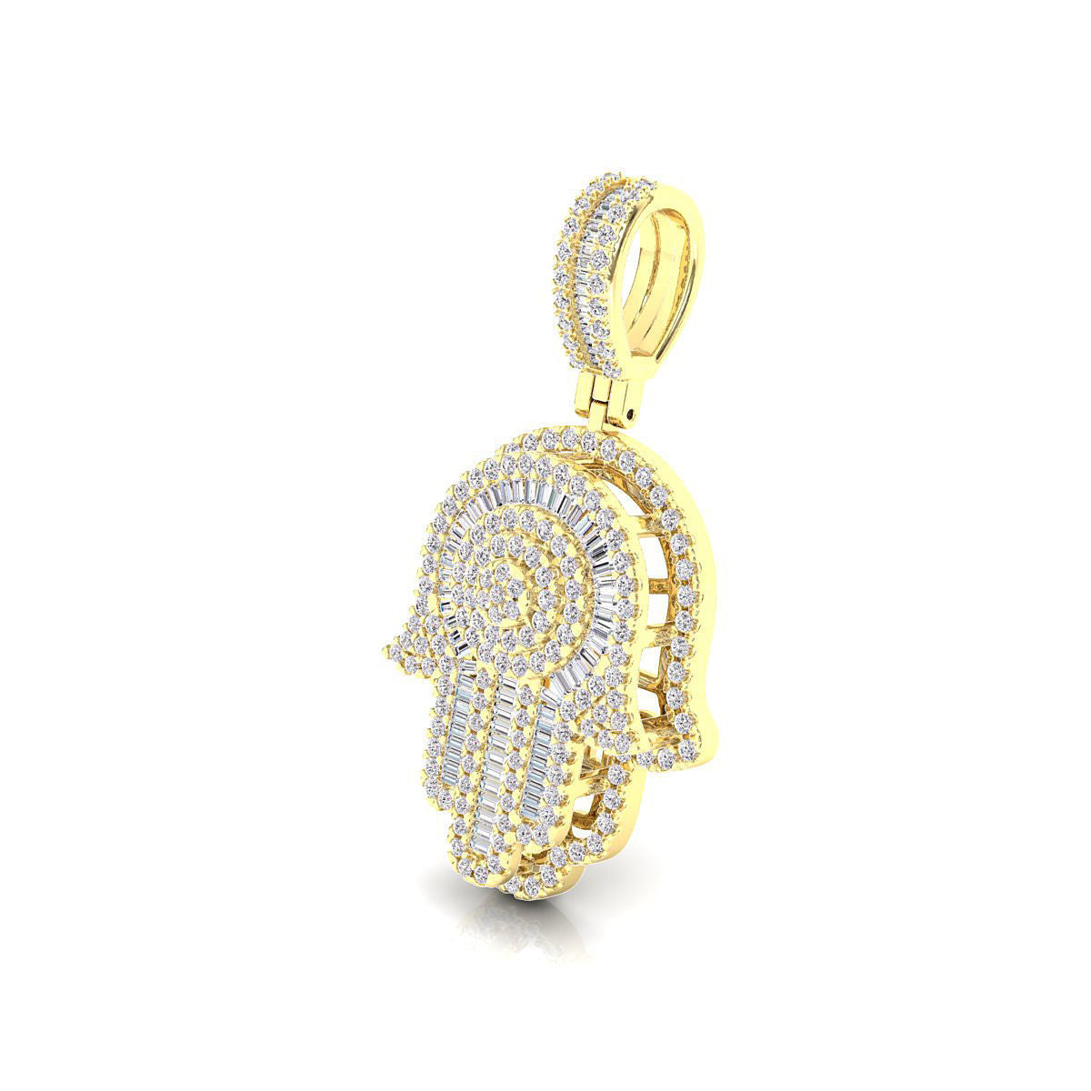 Dije Hamsa con Incrustaciones Deslumbrantes