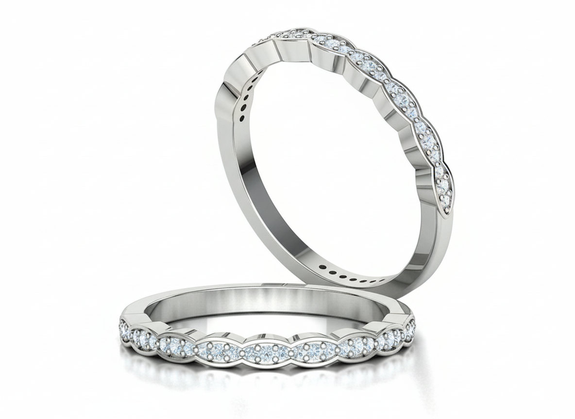 Dúo de Argollas Matrimoniales Eternity