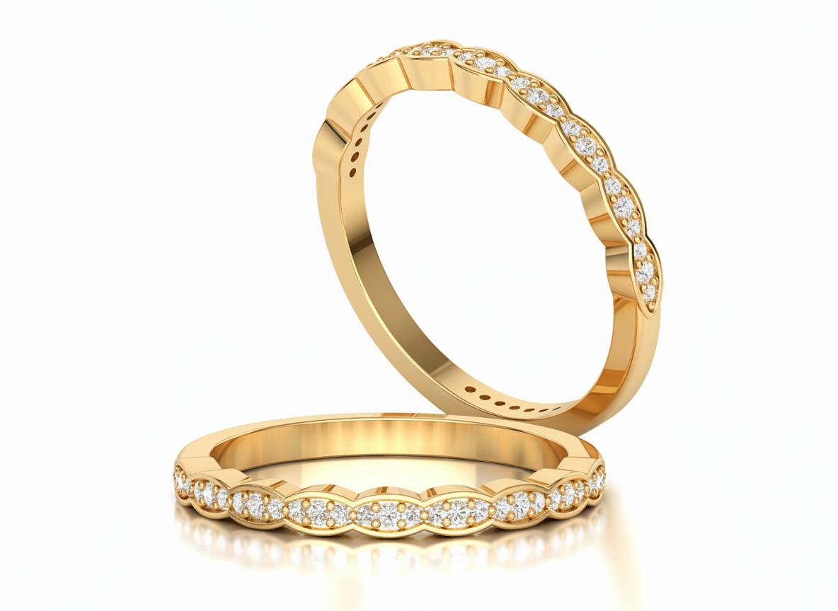 Dúo de Argollas Matrimoniales Eternity