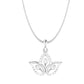 Collar Flor de Loto con Incrustaciones