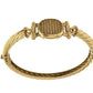 Elegante Brazalete de Oro Amarillo
