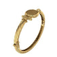 Elegante Brazalete de Oro Amarillo