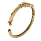 Elegante Brazalete de Oro Amarillo