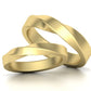 Juego de Argollas Dshaped Mobius de Oro 14k