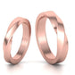 Juego de Argollas Dshaped Mobius de Oro 14k