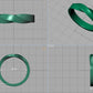 Juego de Argollas Dshaped Mobius de Oro 14k