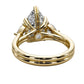 Anillo Gota Royal con Piedra Central Corte Pera