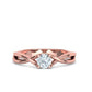 Anillo de Compromiso Solitario Entrelazado Penelope