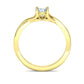 Anillo de Compromiso Solitario Entrelazado Penelope