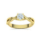 Anillo de Compromiso Solitario Entrelazado Penelope