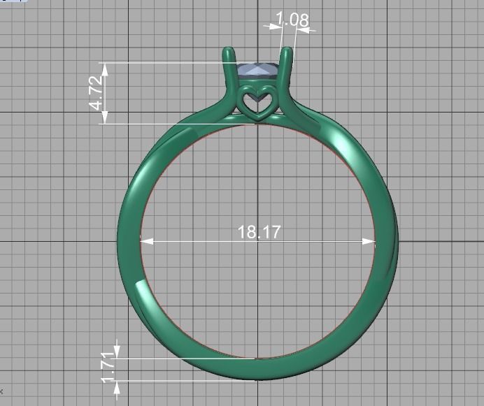 Anillo de Compromiso Solitario Entrelazado Penelope
