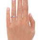 Anillo de Compromiso Solitario Entrelazado Penelope