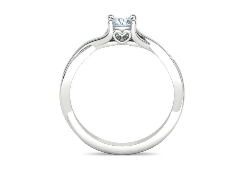 Anillo de Compromiso Solitario Entrelazado Penelope