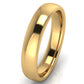 Deslumbrante Juego de Argollas Plain Doradas Lisas de Oro 14k