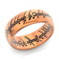 Anillo del Señor de los Anillos Corte Comfort