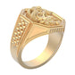 Anillo de Oro Amarillo con Forma de Calavera