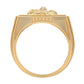 Anillo de Oro Amarillo con Forma de Calavera