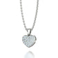 Dije Corazon Personalizada con Brillantes Incrustaciones