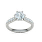 Anillo de Compromiso Solitaire Elegance con Incrustaciones