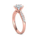Anillo de Compromiso Solitaire Elegance con Incrustaciones