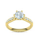 Anillo de Compromiso Solitaire Elegance con Incrustaciones