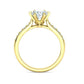 Anillo de Compromiso Solitaire Elegance con Incrustaciones