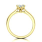 Anillo de Compromiso Solitario Pétalo