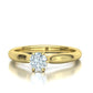 Anillo de Compromiso Solitario Pétalo