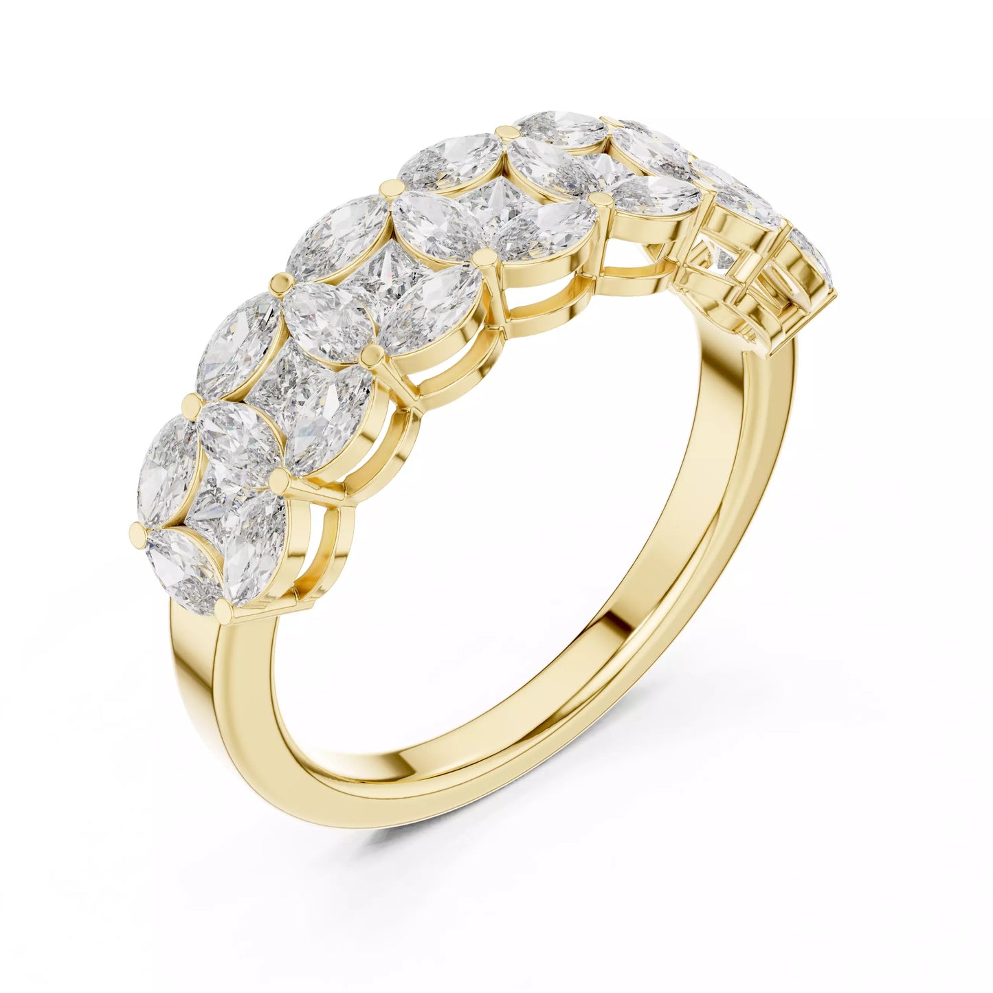 Churumbela Geométrica Alterna Marquise-Princess