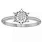 Anillo de Compromiso Solitario Estilo Mandala