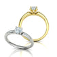 Anillo de Compromiso Sophia con Incrustaciones