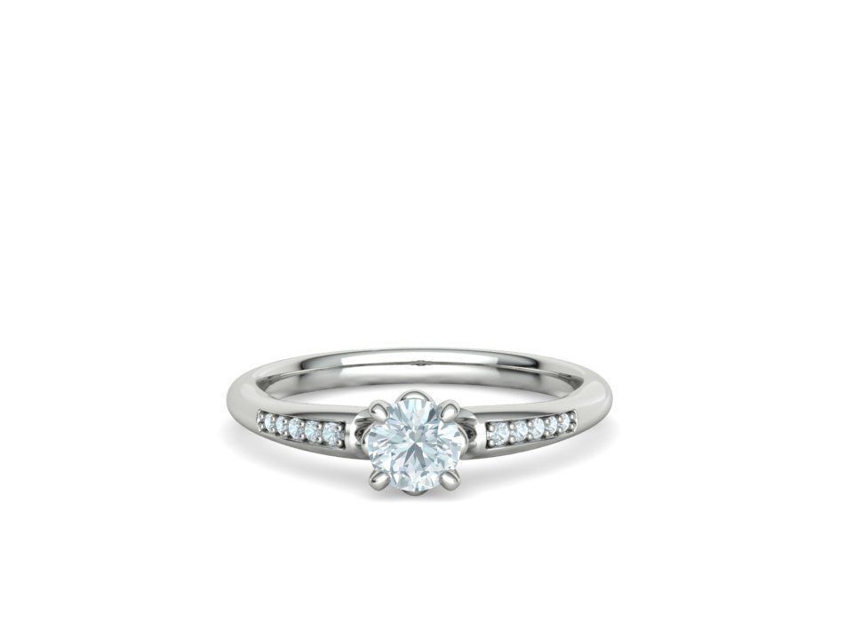 Anillo de Compromiso Sophia con Incrustaciones