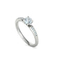 Anillo de Compromiso Sophia con Incrustaciones
