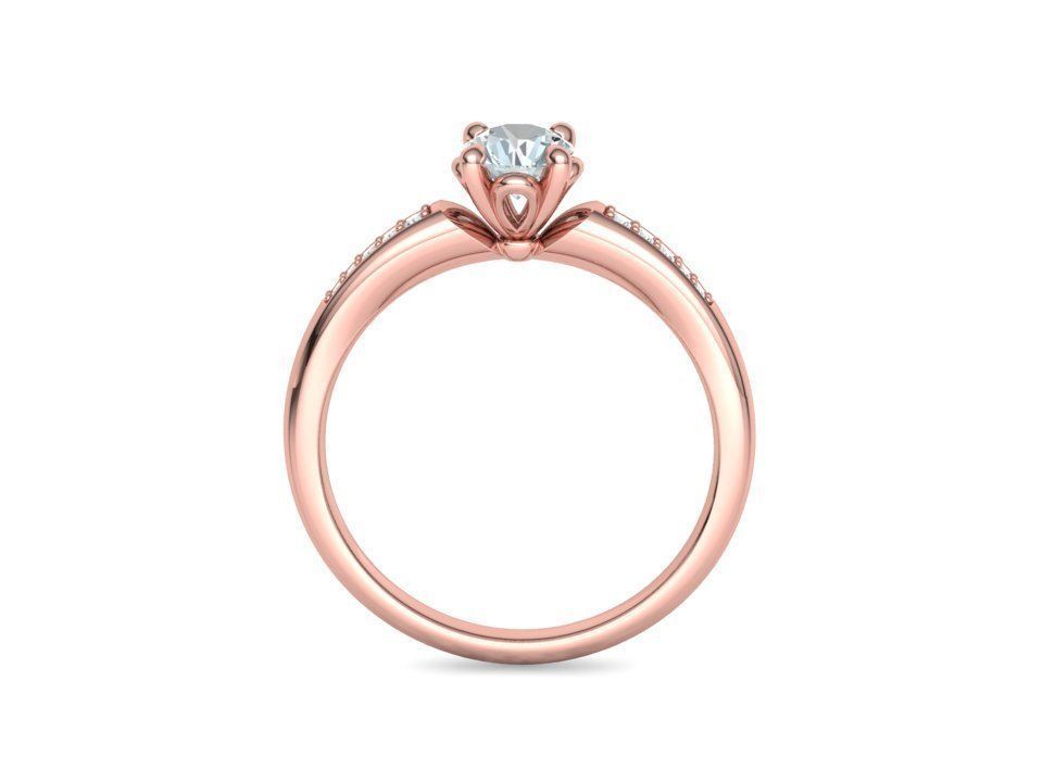 Anillo de Compromiso Sophia con Incrustaciones