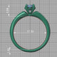 Anillo de Compromiso Sophia con Incrustaciones