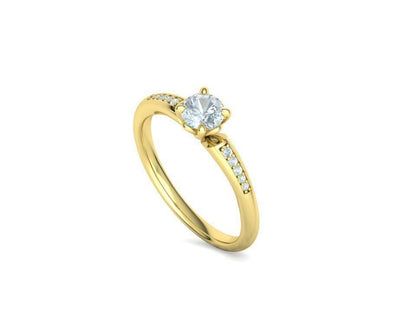 Anillo de Compromiso Sophia con Incrustaciones