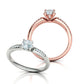 Anillo de Compromiso Sophia con Incrustaciones